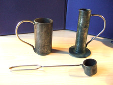 3-teiliges Set Schmelztiegel