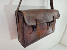 Alte Leder Gezähetasche