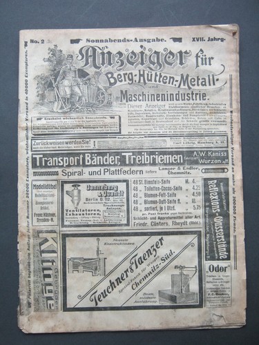 Anzeiger für bergbau - anzeiger,
