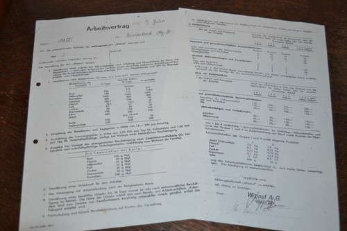 Alte kopie arbeitsvertrag - ,